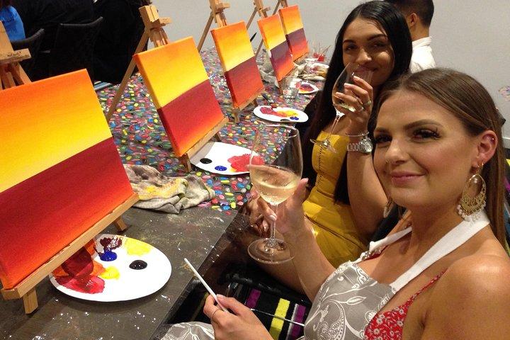 Paint and Sip BYO in Brisbane CBD Freitagabend