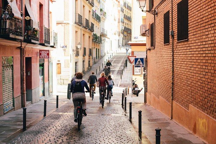 Louez un vélo électrique à Madrid -support de téléphone et visite autoguidée