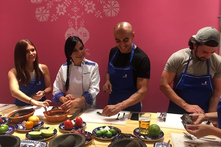 Mastering Mexican Salsas Cooking Class and Market Tour