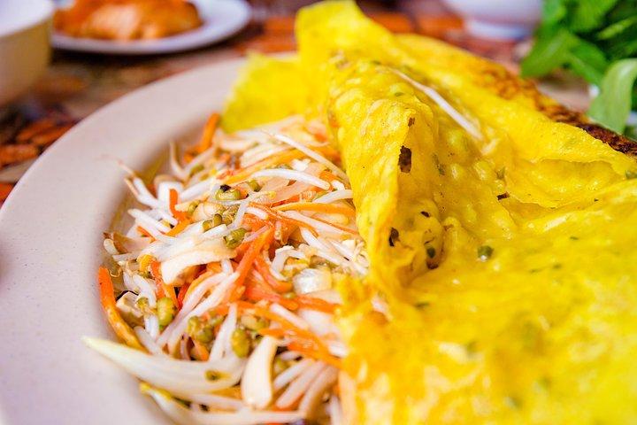 Visite privée d'un repas végétalien en scooter à Ho Chi Minh
