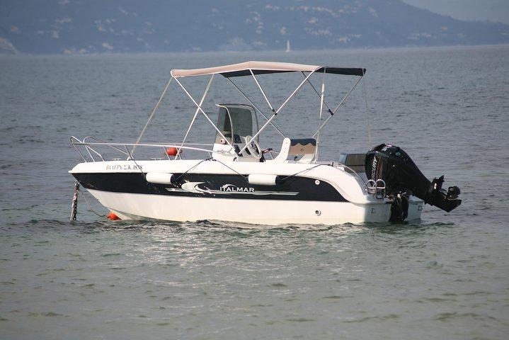 Motorbootverleih auf Korfu Italmar 17,Asso 5.10, Next 5m