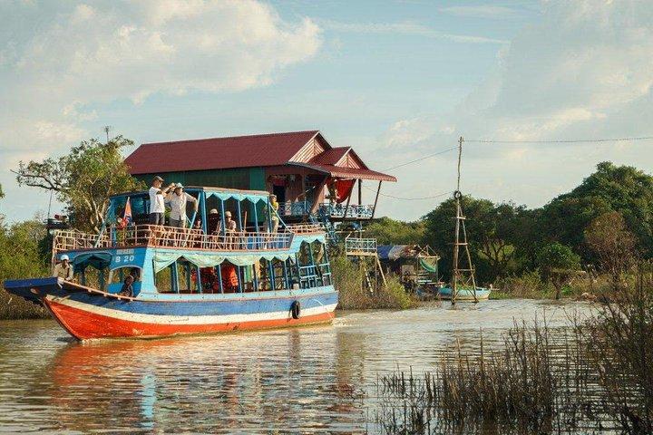 Kompong Phlukフローティングビレッジプライベート半日ツアー
