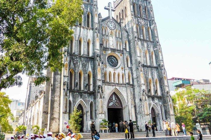 Hanoi Cyclo e show de marionetes com jantar e tour privado