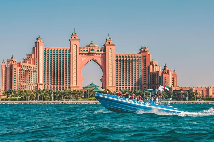90 Minutes Speedboat Tour Dubai Marina, Burj Al Arab and Atlantis
