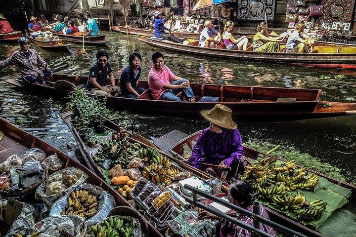 Visite privée : marché flottant de Damnoen Saduak au départ de Bangkok (SHA Plus)