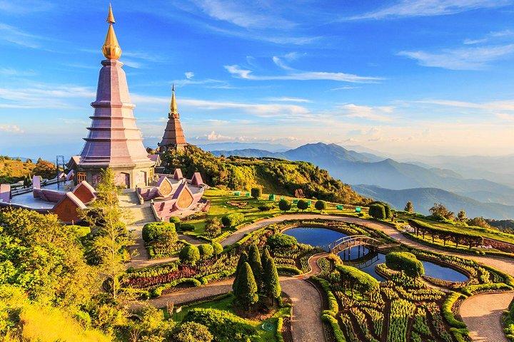 3 in 1: tour di Doi Inthanon, Santuario degli elefanti e sentiero di trekking