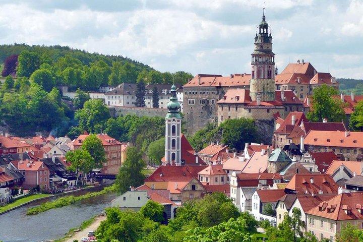 Transfert privé de Vienne à Prague avec une escale à Cesky Krumlov