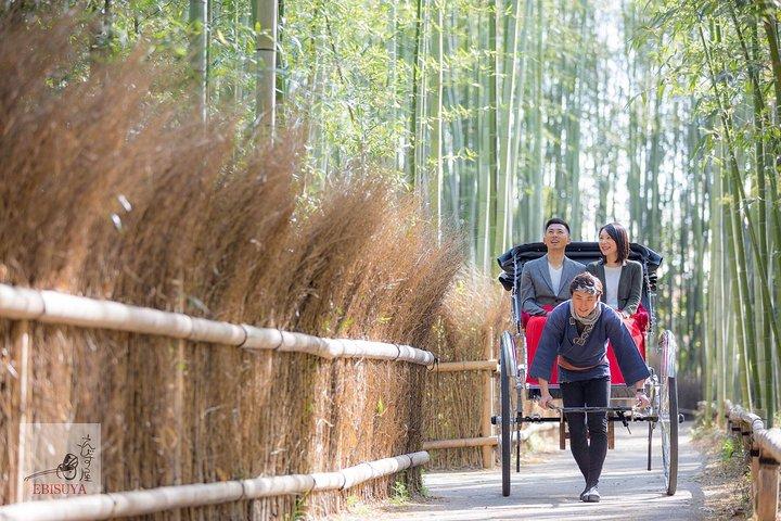 Rikscha-Tour durch Kyoto Arashiyama mit Bambuswald