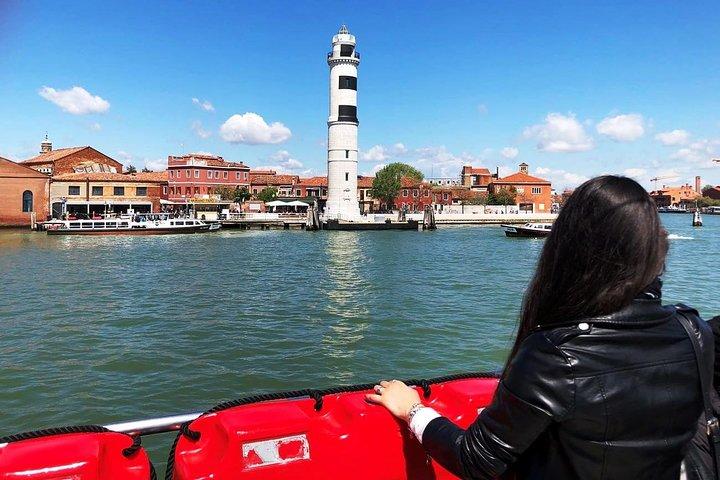 Hele dag boottocht over de eilanden van Venetië vanaf het San Marcoplein
