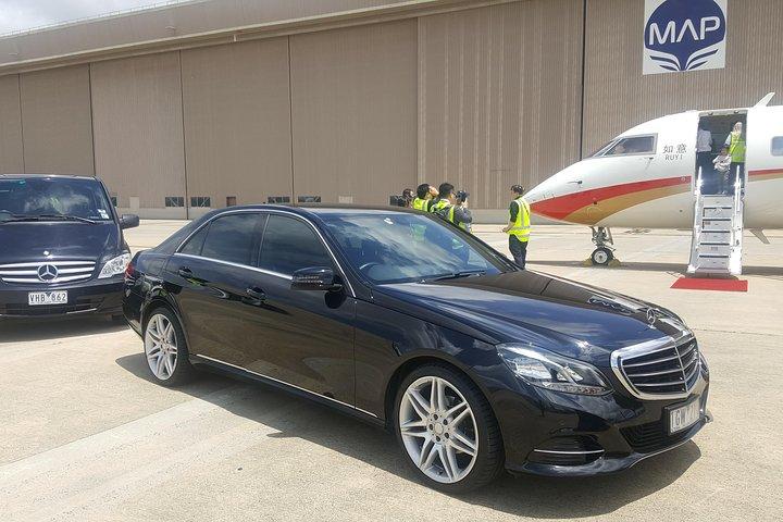 Transferts en voiture de luxe à l'arrivée ou au départ de l'aéroport de Melbourne