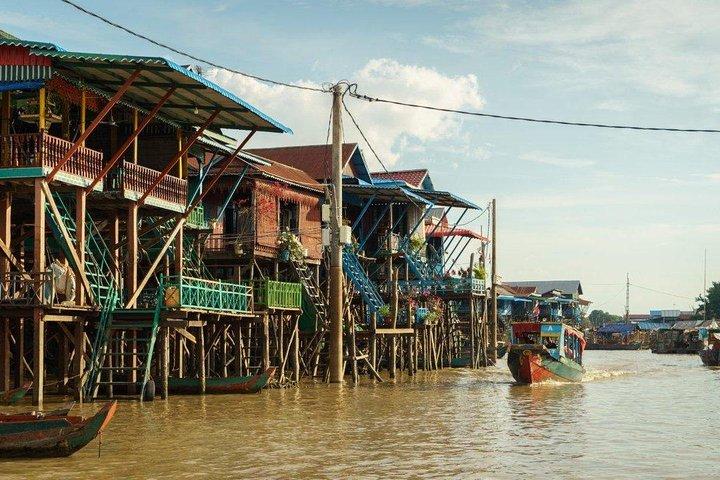 Kompong Phlukフローティングビレッジプライベート半日ツアー