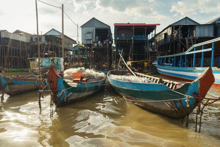 Kompong Phlukフローティングビレッジプライベート半日ツアー