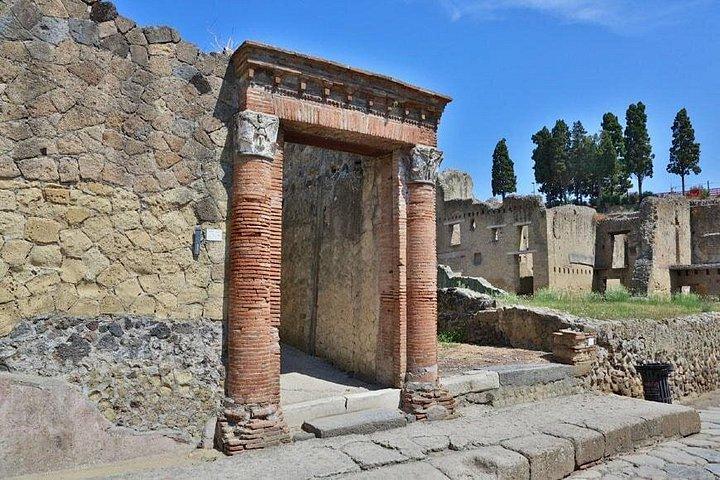 Herculaneum & Pompeii Experience With Wine Tasting & Easy Lunch