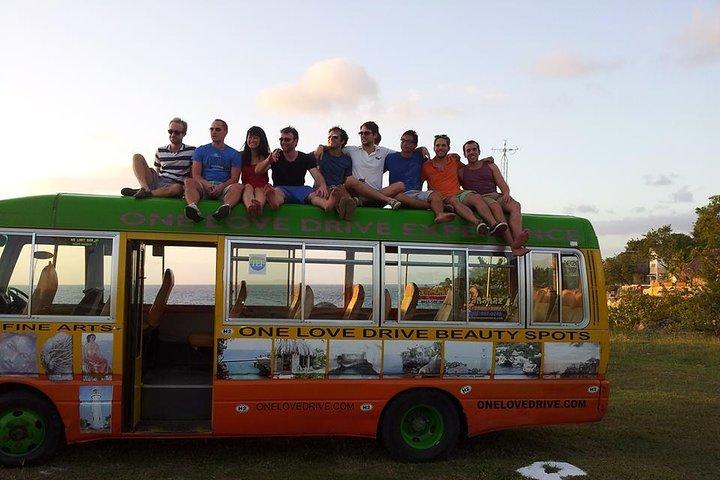 Scansione dei bar degli autobus di Negril One Love