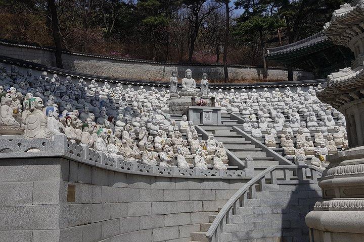 城茂島（寺院）と北朝鮮展望台プライベート旅行＋キムチレッスン