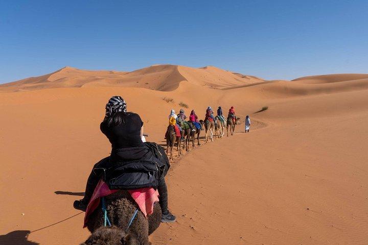 4-tägiger Ausflug von FEZ nach MARRAKECH, Übernachtung in MERZOUGA und TODRA GORGES