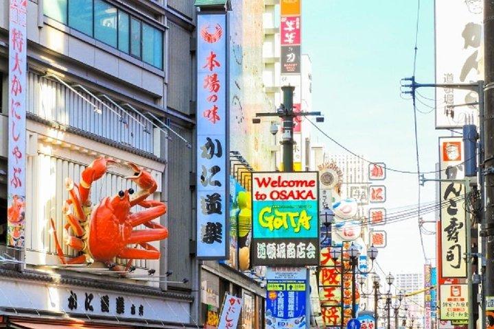Osaka privat turné med kollektivtrafik