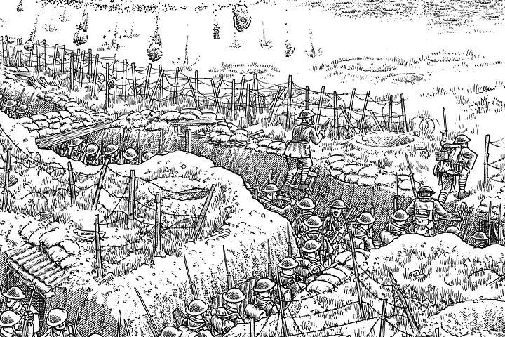 WW1 Somme Battlefields - バンに乗ってパリからのプライベート ツアー (2 人)