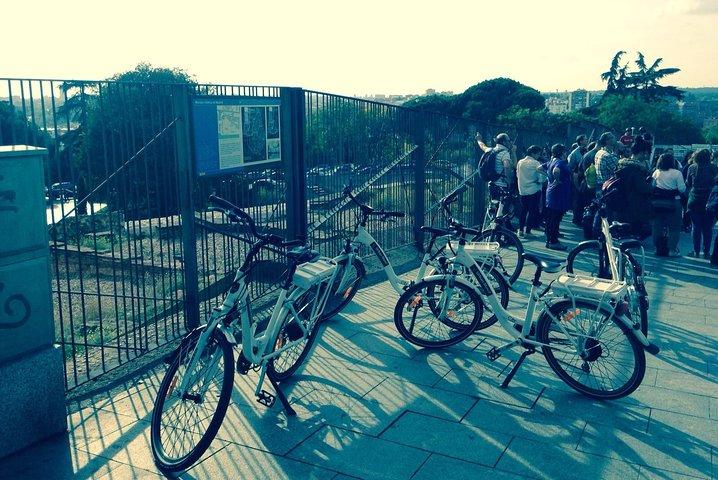 Excursión en bicicleta persiguiendo la mejor puesta del sol en Madrid