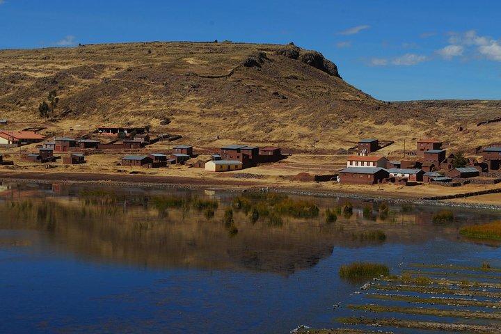 Halvdagsgrave "Chullpas" af Sillustani fra Puno