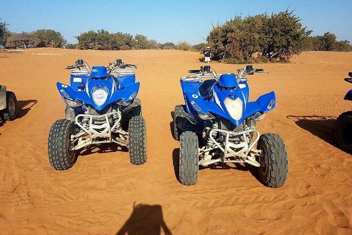 Quad Biking Half Day And Camel Ride In Sunset