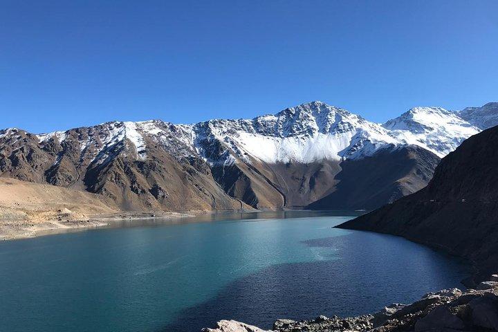 Andes Day Lagoon i Cajón del Maipo og Embalse el Yeso Private Tour