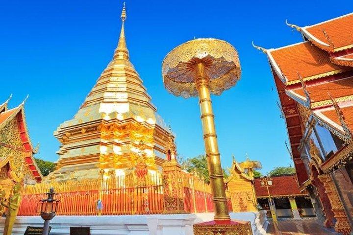 CHIANG MAI: Rejoignez la visite d'une demi-journée Doi Suthep-Doi Pui Meo Village