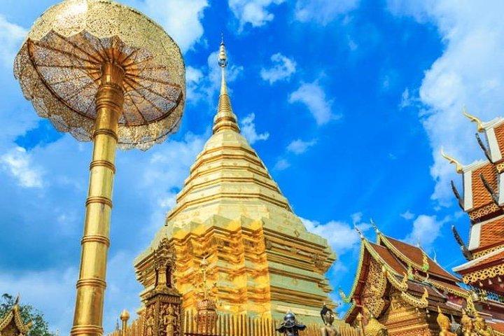 CHIANG MAI: Rejoignez la visite d'une demi-journée Doi Suthep-Doi Pui Meo Village