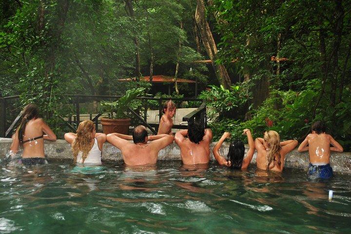 Private mega combo eventyrtur Canopy Horseback Ride Vand Slide og Natural Hot Springs