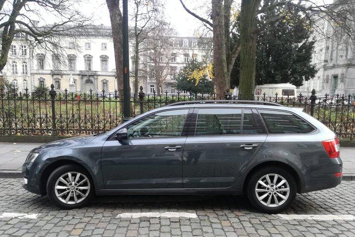 Privétransfer van Brussels Airport naar de stad Brussel