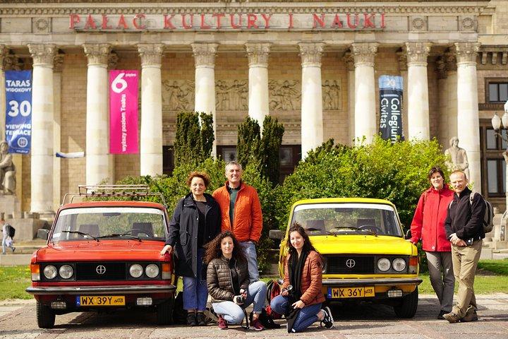 Excursion privée : visite de la ville de Varsovie par Retro Fiat