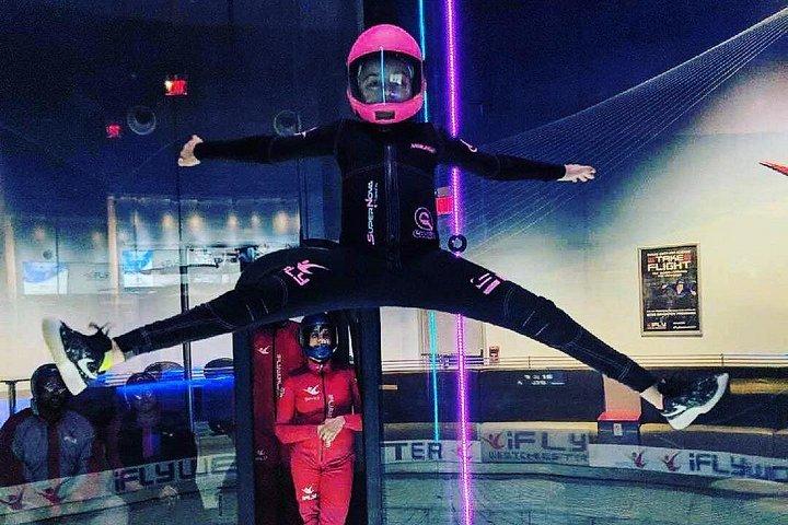 Houston Memorial Indoor Skydiving with 2 Flights & Personalized Certificate