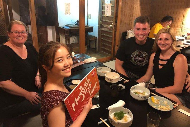京都ナイトグルメツアー in 祇園（9品＋料理＋日本酒試飲6品）