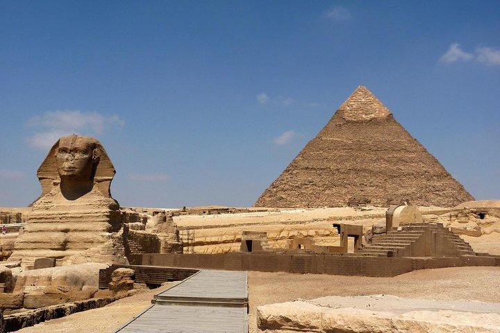 Dagstur til Giza-pyramiderne & Egyptisk Museum & Citadel & Koptisk Cairo og Bazaar