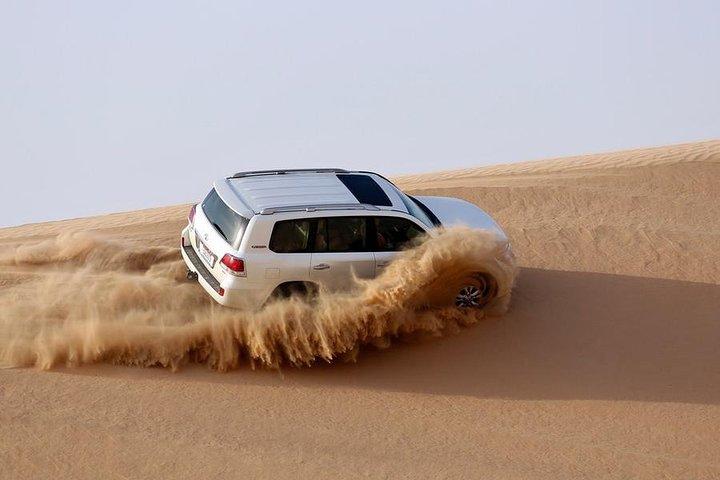 Desert Dune Bashing, Camel Ride, Sandboarding & Mar Interior.