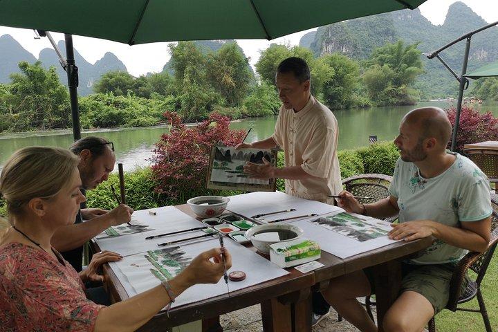 Kalligraphie- oder Malunterricht in Yangshuo