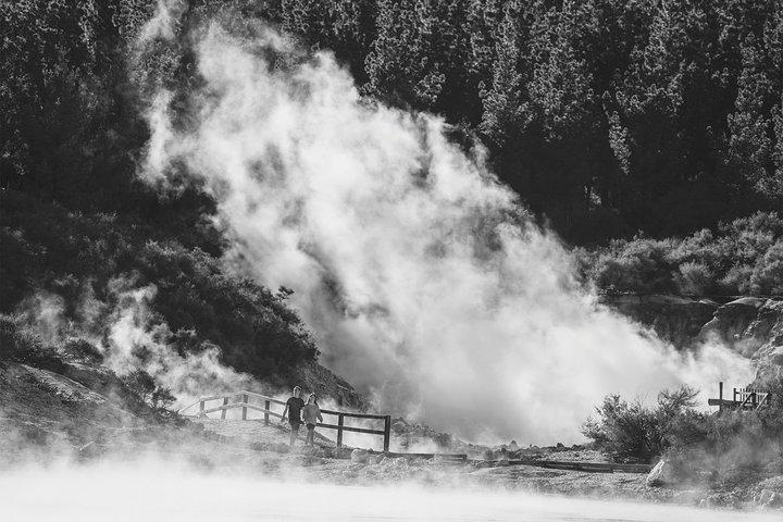 Entrée à la réserve géothermique de Hells Gate