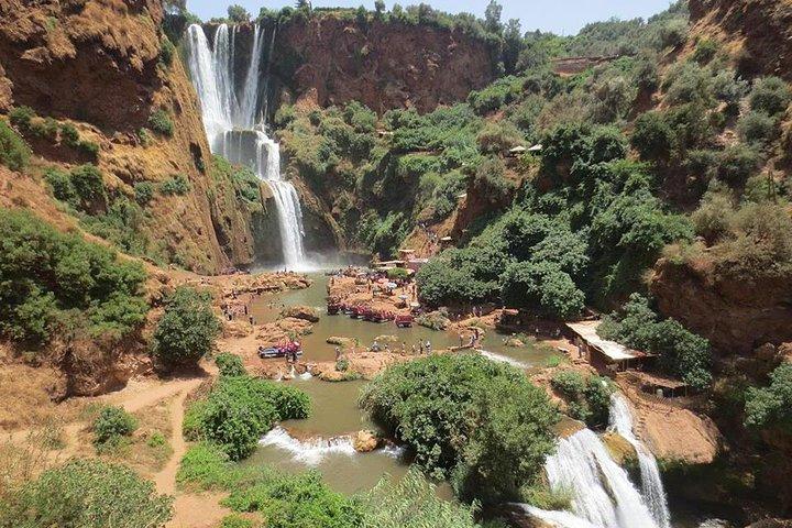 Excursión de día completo a las cascadas de Ouzoud desde Marrakech con paseo en barco