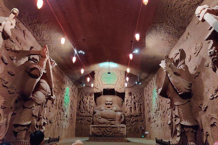 Leshan Giant Buddha och Oriental Buddha Park en dagstur