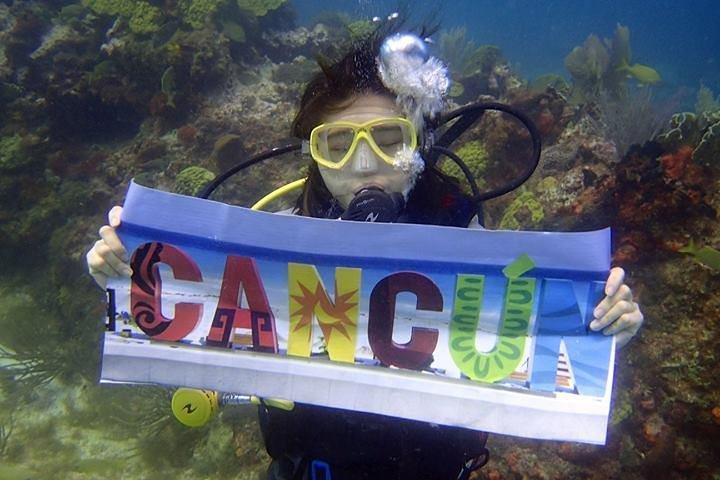 初心者のためのメキシコのカリブ海でのダイビング| 2タンク2ダイブ|オールインクルーシブ