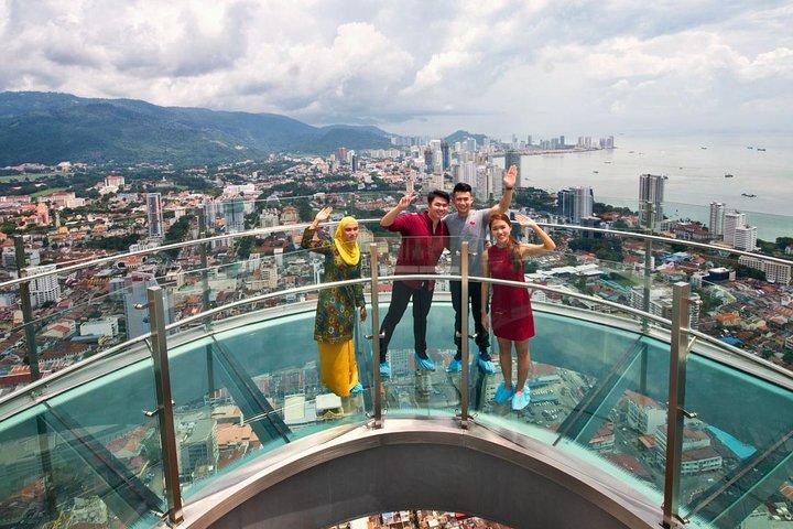 Excursão de meio dia pela cidade de Penang com o Top Komtar