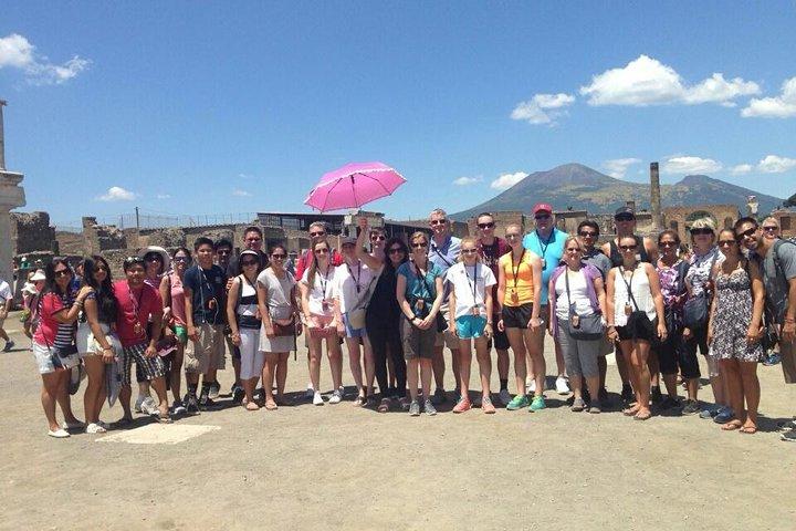 Excursão de um dia por Pompeia e Monte Vesúvio a partir de Nápoles com almoço de pizza