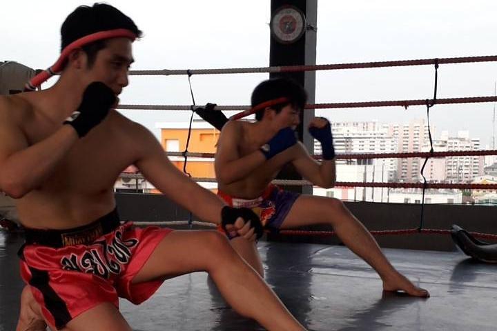 Lição De Boxe Tailandês, Família E Crianças Amigáveis