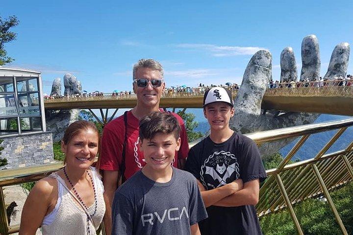 Excursie naar de kust van TIEN SA of CHAN MEI Port: GOLDEN BRIDGE & MY SON SANCTUARY