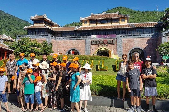 Excursie naar de kust van TIEN SA of CHAN MEI Port: GOLDEN BRIDGE & MY SON SANCTUARY