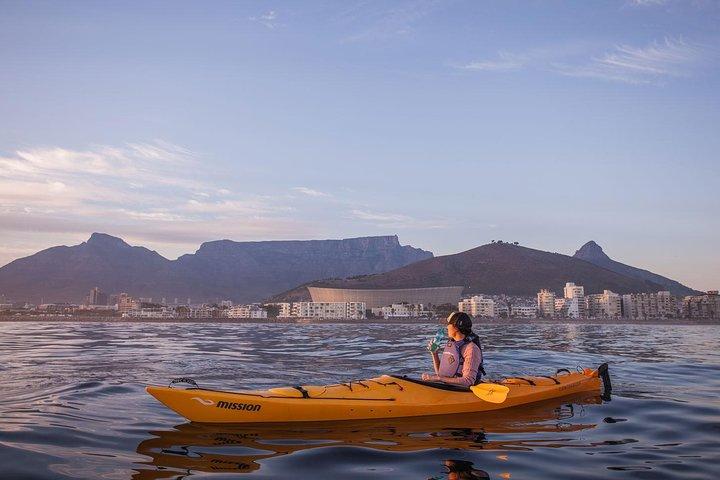 Kayak dans la baie de la Table