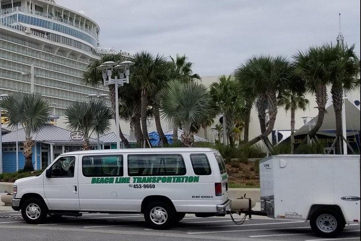 MCO Flughafen / Hotels von und nach Port Canaveral / Cocoa Beach (einfache Fahrt, privat)
