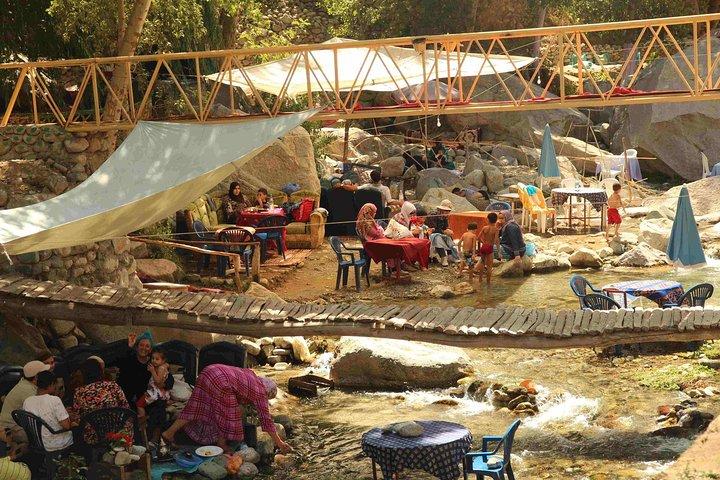 Delad grupp dagstur från Marrakech till Ourika Valley & Atlas Mountains