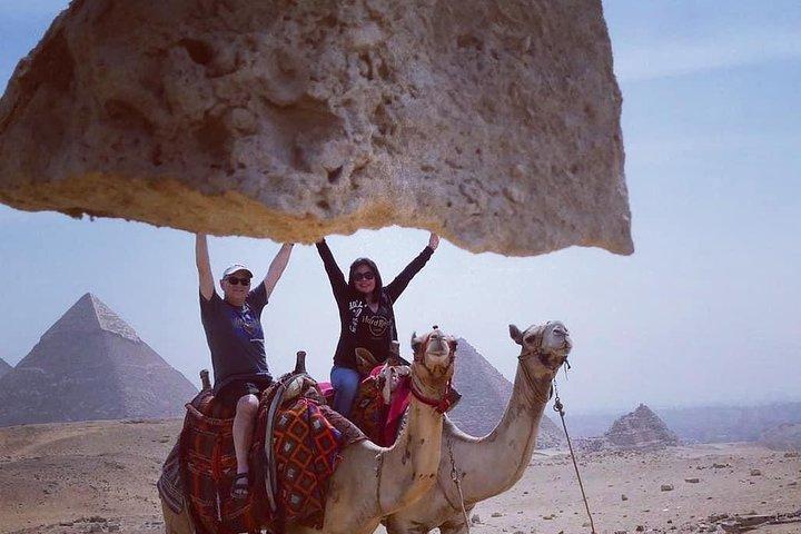 pyramids, Egyptian Museum Layover with Camel & Felucca Ride