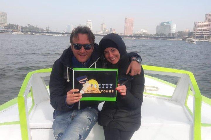 pyramids, Egyptian Museum Layover with Camel & Felucca Ride